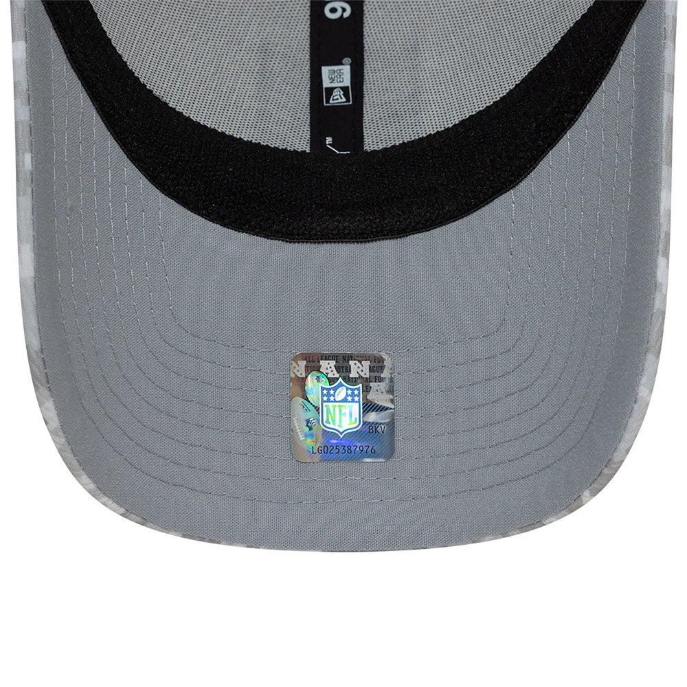 NFL Logo Hat - Grey Camouflage Salute To Service NFL 9Forty Stretch Snapback Cap - New Era